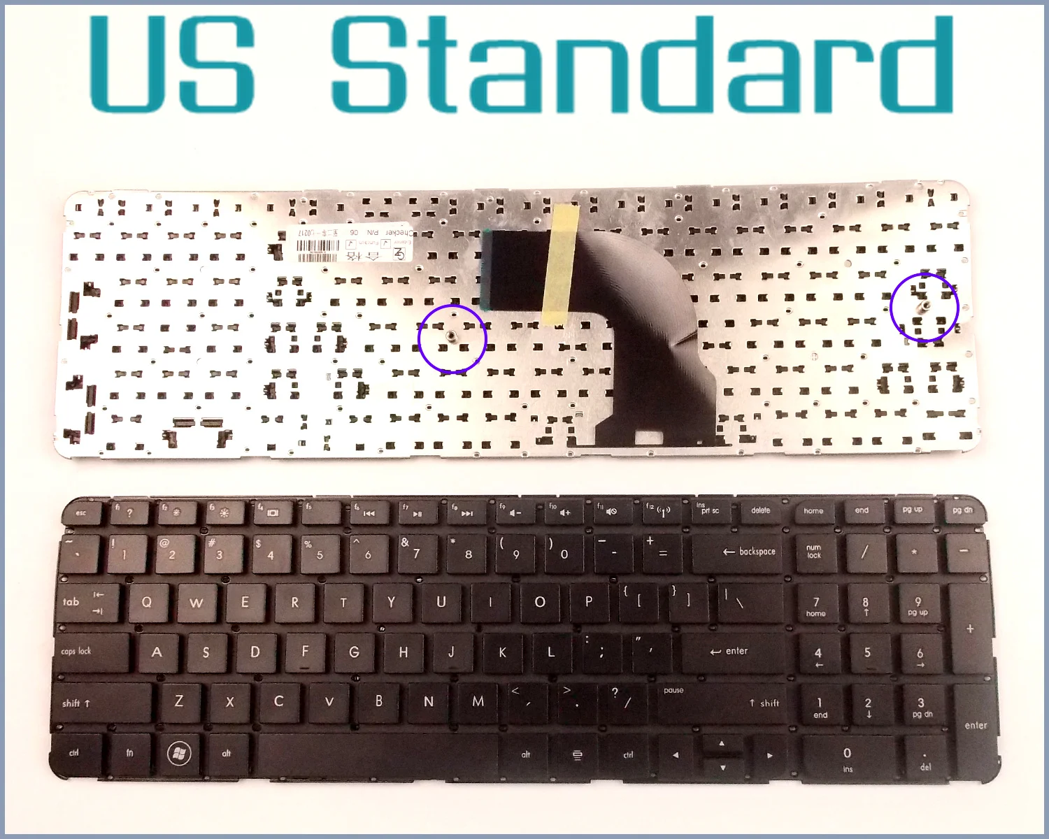 US English Version Keyboard for HP DV7-7080 DV7-7081 DV7-7082 DV7-7090 DV7-7126NR DV7-7115NR DV7-7398CA DV7-7071 Laptop
US English Version Keyboard for HP DV7-7080 DV7-7081 DV7-7082 DV7-7090 DV7-7126NR DV7-7115NR DV7-7398CA DV7-7071 Laptop
