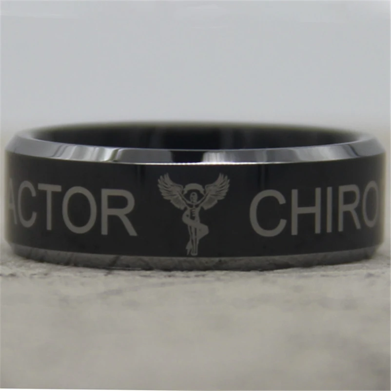 YGK Free Shipping YGK JEWELRY Hot Sales 8MM Black Top Silver Bevel CHIROPRACTOR Design New Tungsten Wedding Ring
YGK Free Shipping YGK JEWELRY Hot Sales 8MM Black Top Silver Bevel CHIROPRACTOR Design New Tungsten Wedding Ring