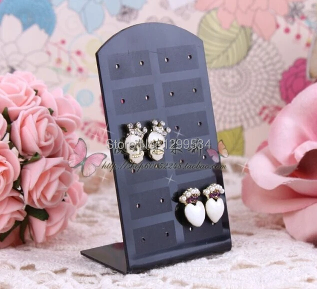 Free Shipping Jewelry Holder Accessories Display Rack 12 Pairs 10pcs Black Plastic Earring Rack Frame Storage
Free Shipping Jewelry Holder Accessories Display Rack 12 Pairs 10pcs Black Plastic Earring Rack Frame Storage