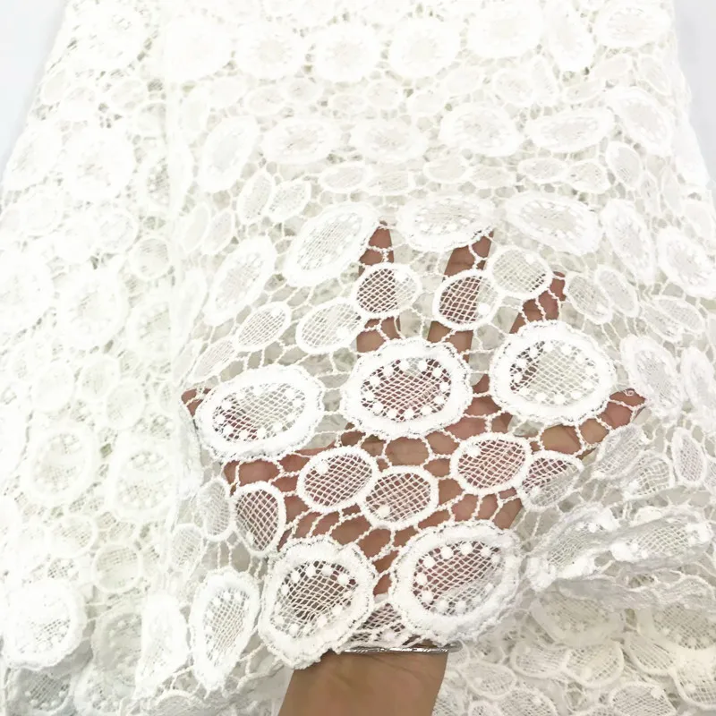 white colour milk silk lace water soluble lace fabric good quality milk silk lace fabric for party dress 5yards RFAP092
white colour milk silk lace water soluble lace fabric good quality milk silk lace fabric for party dress 5yards RFAP092