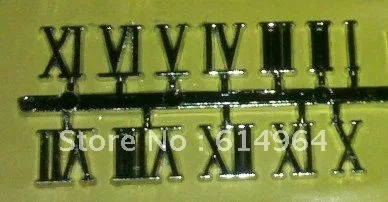 FREE SHIPPING Clock Roma numbers for wall clock, clock accessories,,Sliver,hands,20sets/lot
FREE SHIPPING Clock Roma numbers for wall clock, clock accessories,,Sliver,hands,20sets/lot