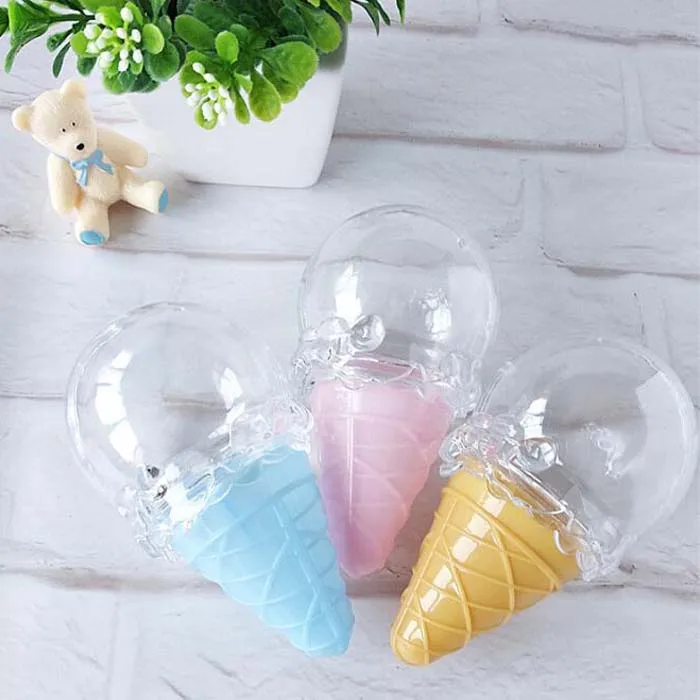20PCS/Lot Creative Ice Cream Shape Plastic Candy Box Baby Birthday Gift Box Baby Shower Personality Gift Box
20PCS/Lot Creative Ice Cream Shape Plastic Candy Box Baby Birthday Gift Box Baby Shower Personality Gift Box