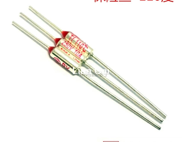 RY 10pcs/lot New Micro thermal fuse 10A250V 110 Degrees Tf 110 C Mini temp fuse metal shell Thermal Cutoff RY-110 RY110
RY 10pcs/lot New Micro thermal fuse 10A250V 110 Degrees Tf 110 C Mini temp fuse metal shell Thermal Cutoff RY-110 RY110