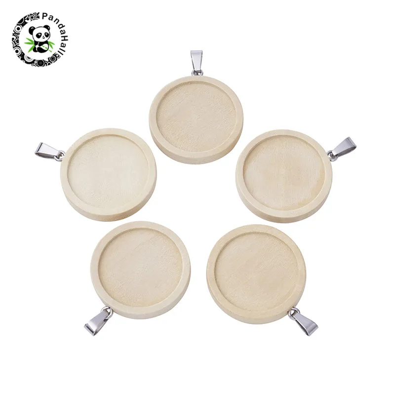 pandahall 10 pcs Wood Pendant Cabochon Settings for Jewelry Findings 2 Colors 29x25x4.5mm/34x30x5mm Hole 8x3mm Tray 20mm/25mm
pandahall 10 pcs Wood Pendant Cabochon Settings for Jewelry Findings 2 Colors 29x25x4.5mm/34x30x5mm Hole 8x3mm Tray 20mm/25mm