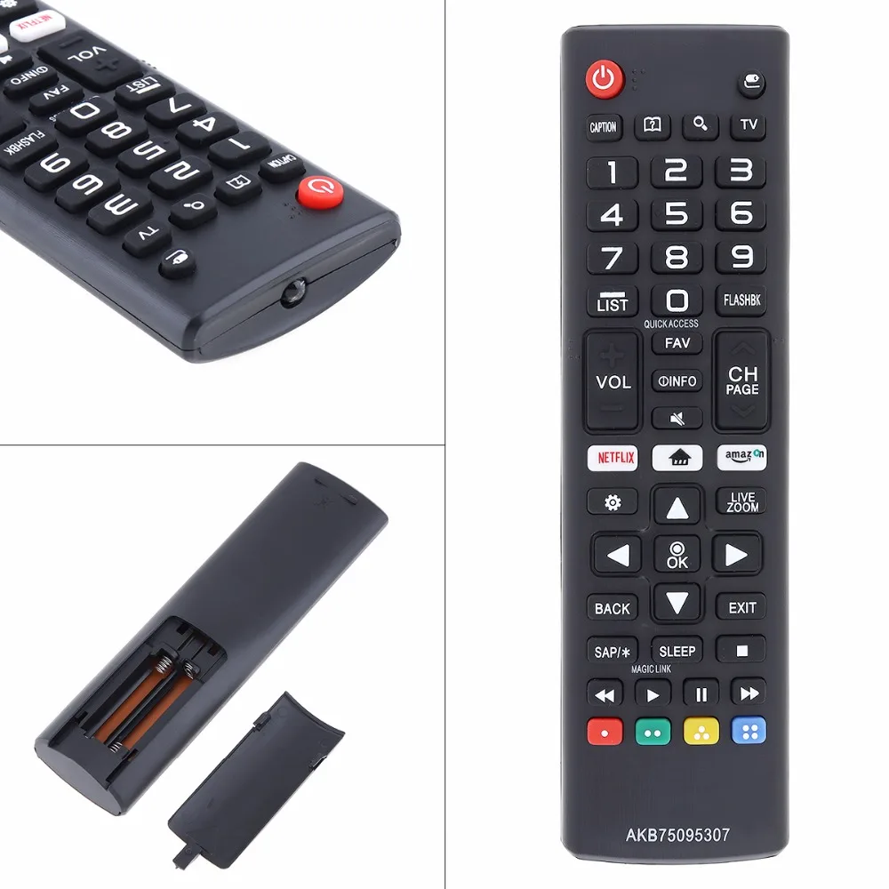 Universal TV Remote Control with 10M Long Transmission Distance Fit for 32LJ550B-UA /32LJ550M-UB/43LJ5500-UA/43LJ550M-UB
Universal TV Remote Control with 10M Long Transmission Distance Fit for 32LJ550B-UA /32LJ550M-UB/43LJ5500-UA/43LJ550M-UB