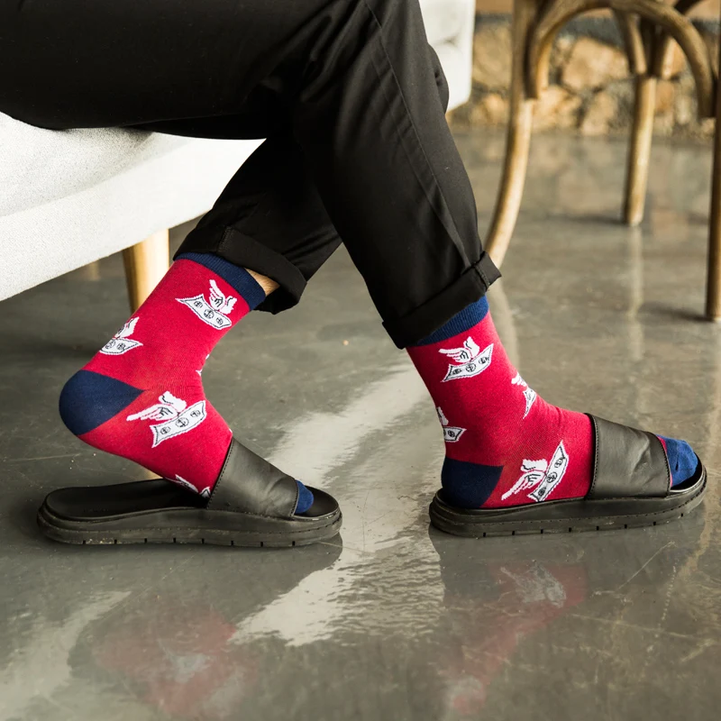 Rockbottom 5 pairs/Lot Men's Novelty Long Harajuku Money Dollar 3D Patterned Spring Autumn Socks Funny Cartoon Sock Pure Cotton
Rockbottom 5 pairs/Lot Men's Novelty Long Harajuku Money Dollar 3D Patterned Spring Autumn Socks Funny Cartoon Sock Pure Cotton
