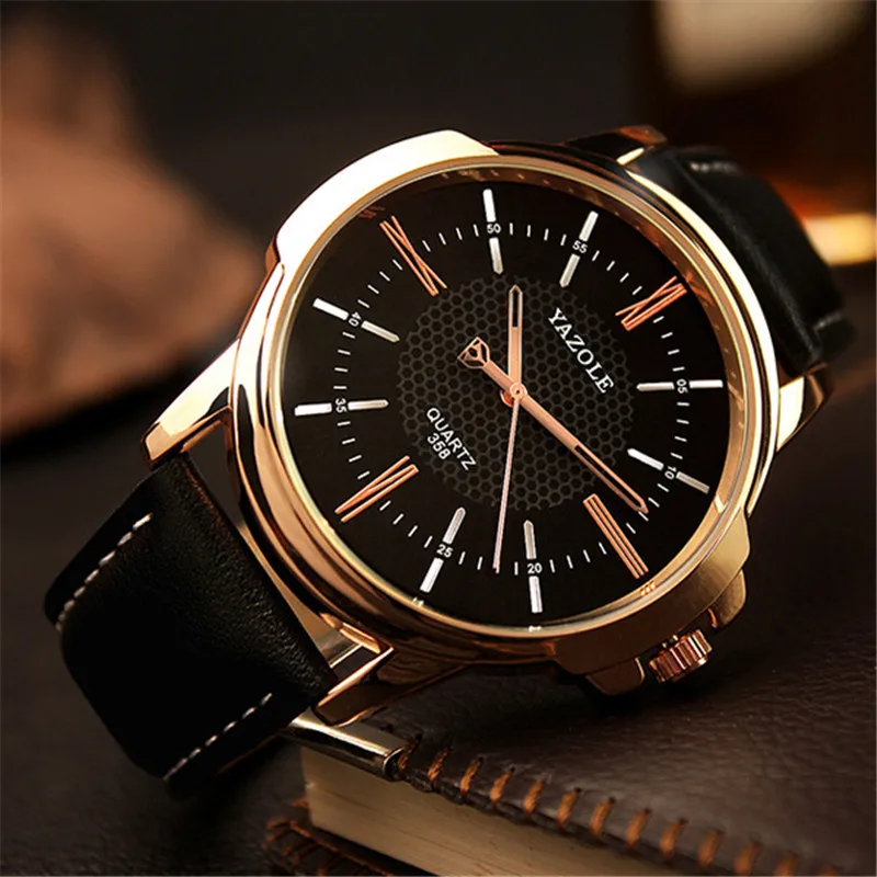 YAZOLE High Grade Business Men's Watches Top Brand Luxury Leather Quartz Wrist Watch Male Clock Montre Homme YD358
YAZOLE High Grade Business Men's Watches Top Brand Luxury Leather Quartz Wrist Watch Male Clock Montre Homme YD358