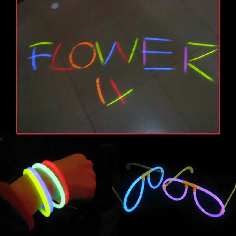 100 Pcs Party Fluorescence Light Glow Sticks Bracelets Necklaces Neon For Wedding Party Glow Sticks Bright Colorful Glow Sticks
100 Pcs Party Fluorescence Light Glow Sticks Bracelets Necklaces Neon For Wedding Party Glow Sticks Bright Colorful Glow Sticks