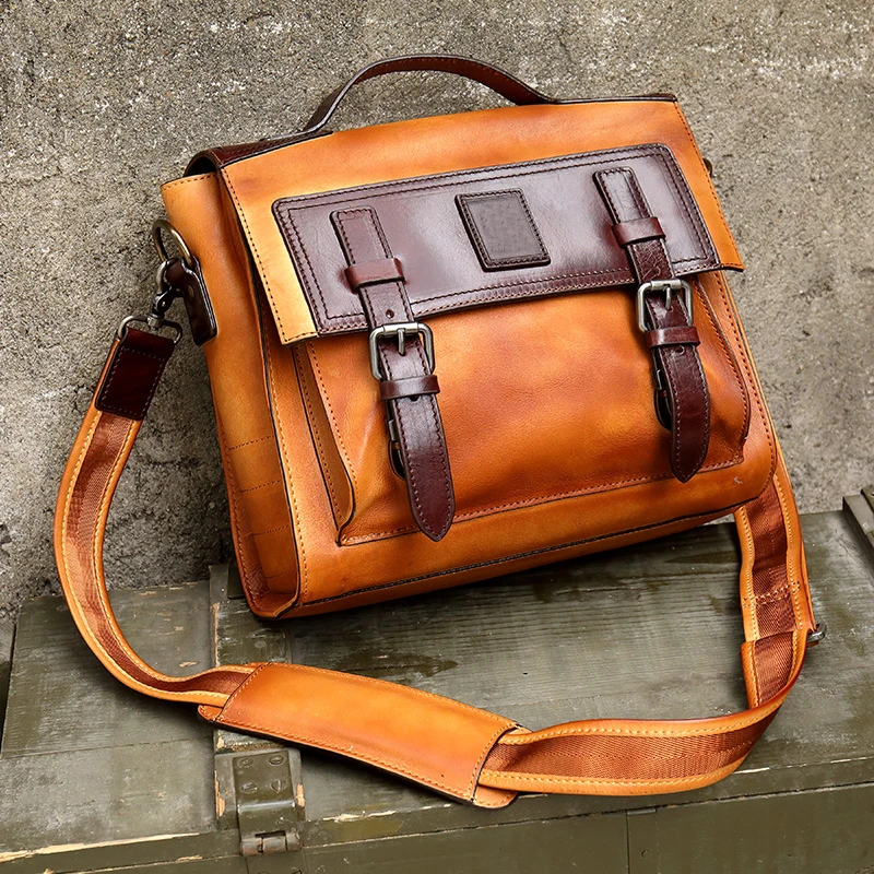 Genuine Leather Men's Shoulder Bag Vintage Male Handbags Messenger Bags Men Business Briefcase Travel Crossbody Bag Handtasche
Genuine Leather Men's Shoulder Bag Vintage Male Handbags Messenger Bags Men Business Briefcase Travel Crossbody Bag Handtasche