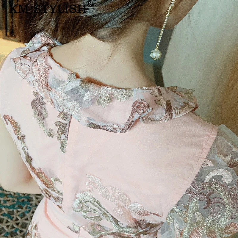 2019 New Women High Waist Sheath Dress Lace Floral Embroidery Elegant Ruffles Slim Casual Dress For Female
2019 New Women High Waist Sheath Dress Lace Floral Embroidery Elegant Ruffles Slim Casual Dress For Female