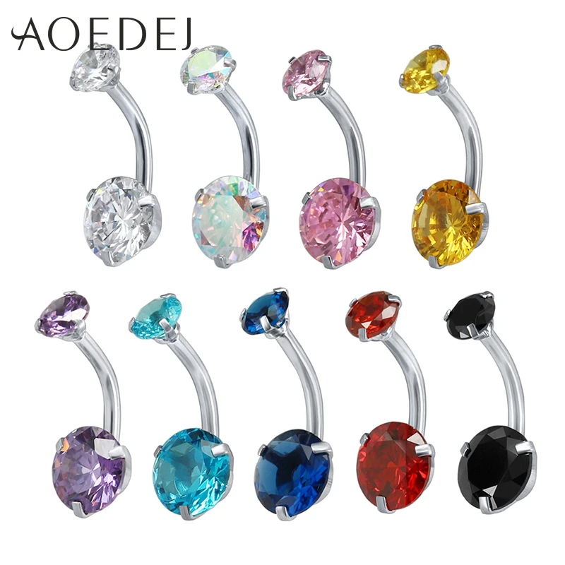 AOEDEJ 9pcs/lot Crystal Navel&Bell Button Rings Stainless Steel Piercings Ombligo Cubic Zircon Piercing Nombril Navel Piercing
AOEDEJ 9pcs/lot Crystal Navel&Bell Button Rings Stainless Steel Piercings Ombligo Cubic Zircon Piercing Nombril Navel Piercing