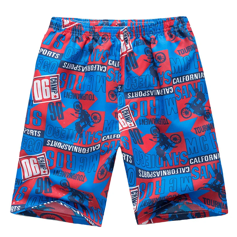 GEJIAN летние мужские короткие новые модные Гавайские пляжные шорты спортивные для