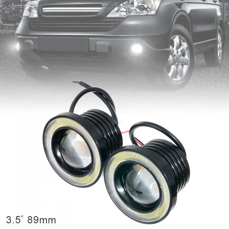 2pcs! Car COB 3.5Inch 89MM 1200LM 30W LED Fog Light Angel Eye DRL Lamp Driving Projector Signal Bulbs Fog Lamps Auto Car Lamp
2pcs! Car COB 3.5Inch 89MM 1200LM 30W LED Fog Light Angel Eye DRL Lamp Driving Projector Signal Bulbs Fog Lamps Auto Car Lamp