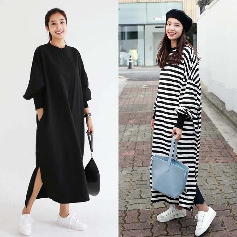 Idopy Casual Womens Loose Fit Striped Printed Dresses Cute Dress Hi-street Female Ladies Long Dress For Girl
Idopy Casual Womens Loose Fit Striped Printed Dresses Cute Dress Hi-street Female Ladies Long Dress For Girl