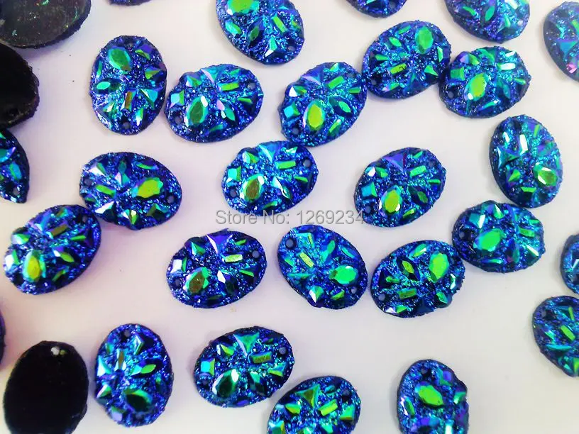 Oval shape stones 13*18mm Blue AB colour sew on rhinestone accessory stone flatback hand sewing for dress 100pcs/lot
Oval shape stones 13*18mm Blue AB colour sew on rhinestone accessory stone flatback hand sewing for dress 100pcs/lot