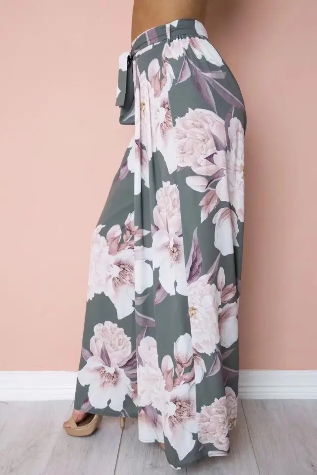 Girl Floral Print Wide Leg Pants Women Long Casual Pant Summer Boho Beach Elastic High Waist Chiffon Trousers
Girl Floral Print Wide Leg Pants Women Long Casual Pant Summer Boho Beach Elastic High Waist Chiffon Trousers