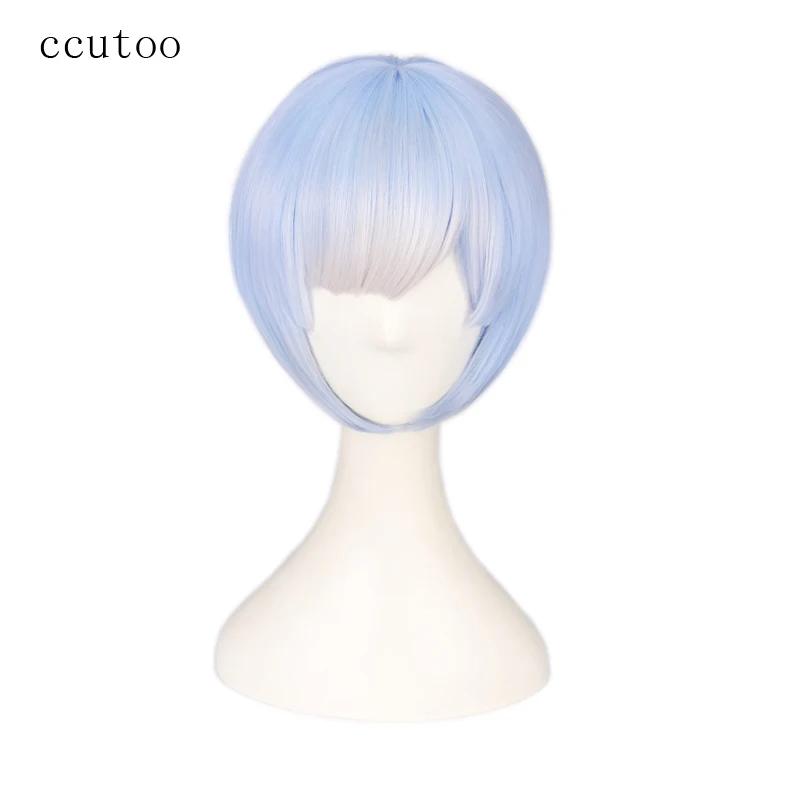 Ccutoo Re:Zero kara Hajimeru Isekai Seikatsu Ram Rem парик короткий Bobo синтетические волосы