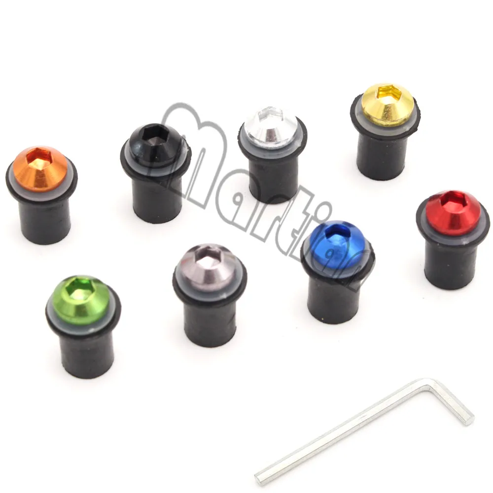 10Ps Motorcycle 5mm Windscreen Windshield Bolts Screw Nut Fastener Kit For HONDA cbr 600 rr/f4i/f4 vfr 800 steed 1000rr cb1000r
10Ps Motorcycle 5mm Windscreen Windshield Bolts Screw Nut Fastener Kit For HONDA cbr 600 rr/f4i/f4 vfr 800 steed 1000rr cb1000r