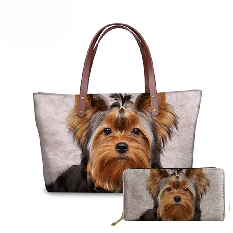 NOISYDESIGNS Yorkshire Terrier Printing Shoulder Bag Women's Top-handle Bags Casual Tote Large Capacity Handbags Bolsa Feminina
NOISYDESIGNS Yorkshire Terrier Printing Shoulder Bag Women's Top-handle Bags Casual Tote Large Capacity Handbags Bolsa Feminina