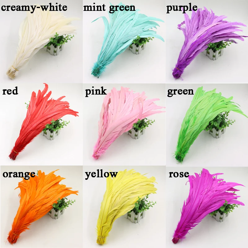 100pcs\lot Wedding Party Handmade DIY Rooster Tail Chicken Feather Happy Birthday Decorations Supplies 35-40cm (14-16 inches)
100pcs\lot Wedding Party Handmade DIY Rooster Tail Chicken Feather Happy Birthday Decorations Supplies 35-40cm (14-16 inches)