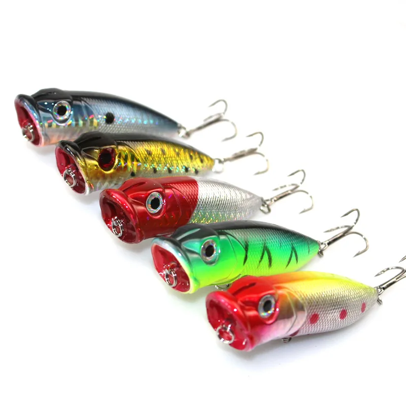 AZJ New 10 Pcs/set Fishing Lures 5 colors Popper Lure 2.9"-7.3cm/0.39oz-11g fishing bait 6# high carbon steel hook
AZJ New 10 Pcs/set Fishing Lures 5 colors Popper Lure 2.9"-7.3cm/0.39oz-11g fishing bait 6# high carbon steel hook
