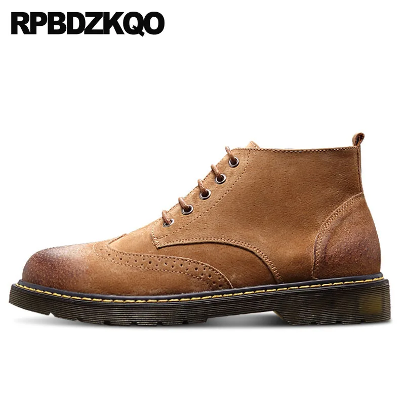 Army Short Ankle Wingtip Korean Booties Retro Combat Boots Italian Military Men Designer 2021 Fall Shoes Brown Brogue High Top
Army Short Ankle Wingtip Korean Booties Retro Combat Boots Italian Military Men Designer 2021 Fall Shoes Brown Brogue High Top
