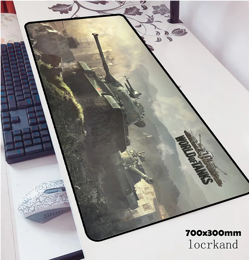 Коврик для мыши World of tanks 70x30 см notbook компьютерный коврик подарок игровой геймер