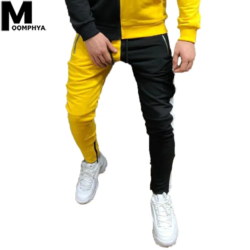 Moomphya 2019 New Side Stripes Patchwork Color Block Joggers Pants Men Streetwear Hip Hop Sweatpants Skinny Trousers Men Pants
Moomphya 2019 New Side Stripes Patchwork Color Block Joggers Pants Men Streetwear Hip Hop Sweatpants Skinny Trousers Men Pants