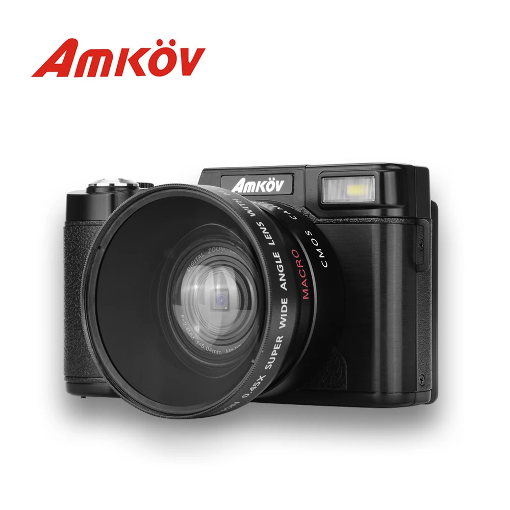 AMKOV CD-R2 цифровой камера видеокамера 800 Вт Pixel с 3 "TFT экран УФ фильтр 0.45X супер
