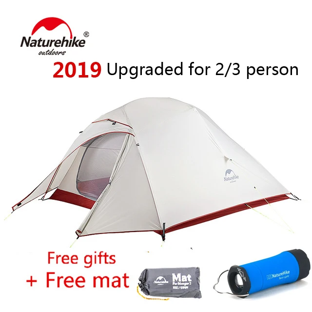 Naturehike Upgraded Cloud Up 2 3 person Ultralight Tent Free Standing 20D Fabric outdoor Camping Tents
Naturehike Upgraded Cloud Up 2 3 person Ultralight Tent Free Standing 20D Fabric outdoor Camping Tents