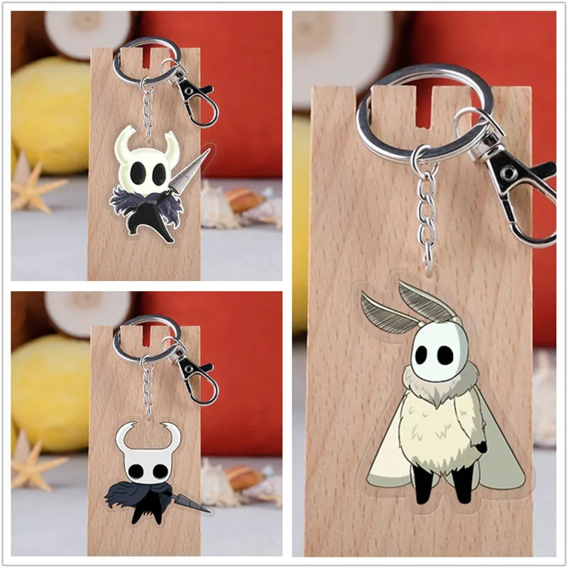 10 pcs/lot Anime Hollow Knight Acrylic Keychain Toy Game Bag Pendant Double sided Key Ring Gifts
10 pcs/lot Anime Hollow Knight Acrylic Keychain Toy Game Bag Pendant Double sided Key Ring Gifts