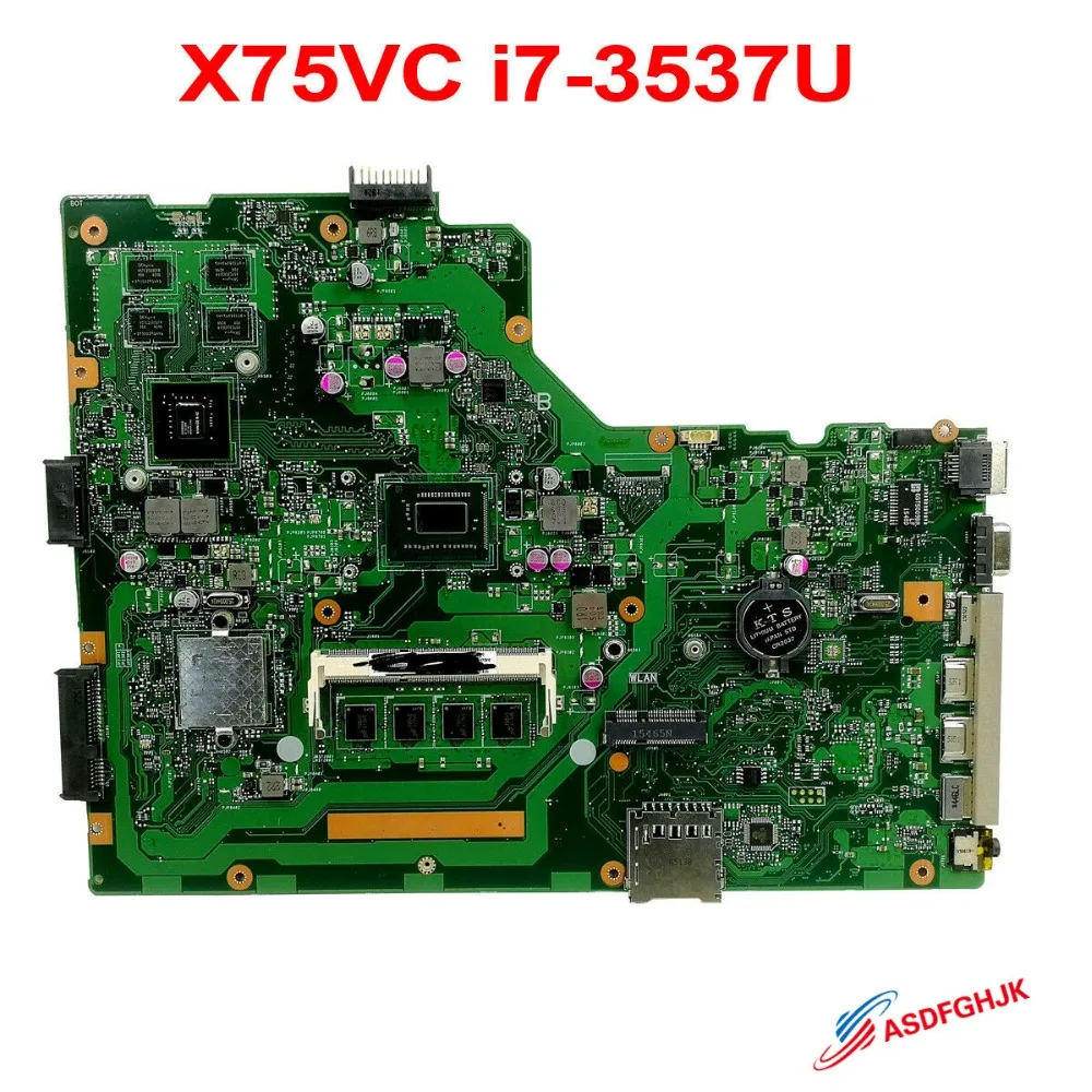 Для ASUS X75V F75V X75VC X75VB X75VD REV3.0 с процессором i7-3537U GT720M 4G память 100% проб. ОК | Компьютеры