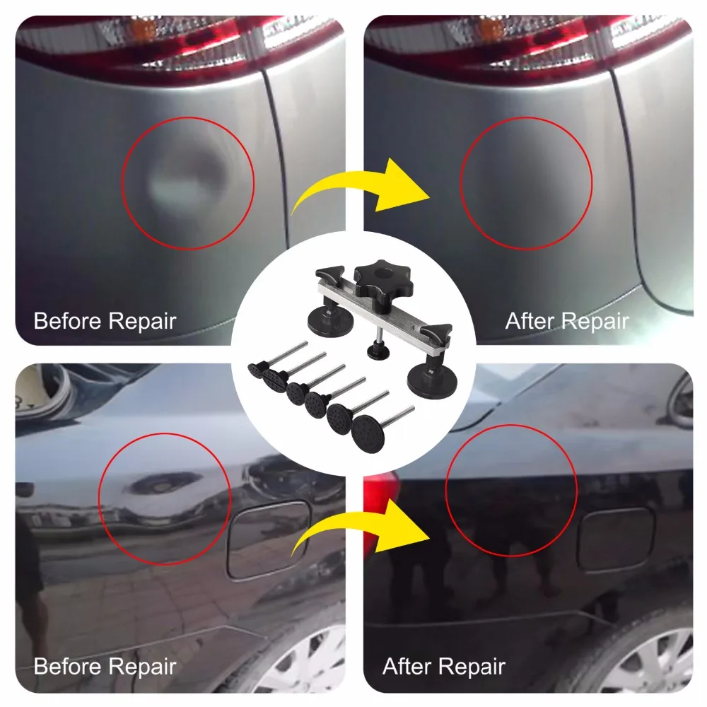 PDR Car Crowbar Tool Set Pry Bat Sets Paintless Dent Repair Tools Ding Hail Puller Suction Cups Glue Sticker
PDR Car Crowbar Tool Set Pry Bat Sets Paintless Dent Repair Tools Ding Hail Puller Suction Cups Glue Sticker