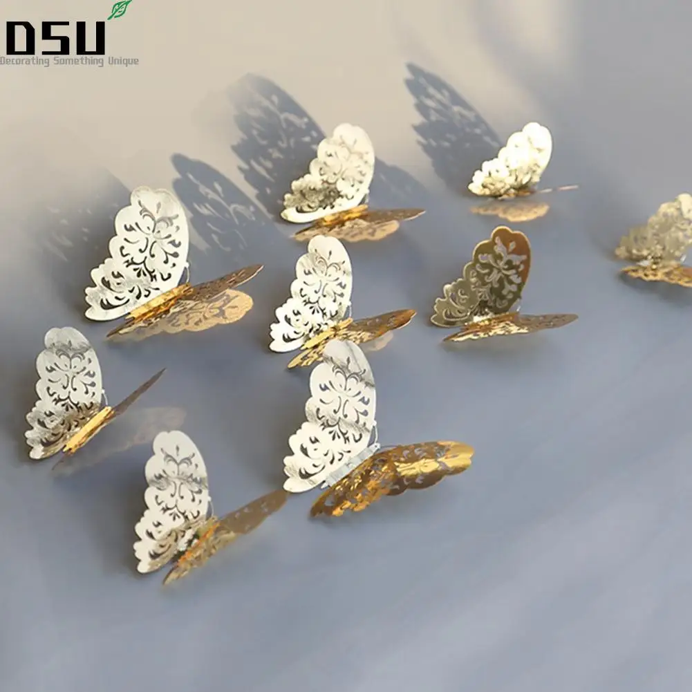 12PCS 3D Hollow-out Butterfly Wall Sticker Elegant Metal Texture Mural Wall Decoration for Living Bedroom Gift30 Wallpaper
12PCS 3D Hollow-out Butterfly Wall Sticker Elegant Metal Texture Mural Wall Decoration for Living Bedroom Gift30 Wallpaper