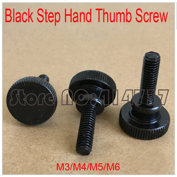 20 Pcs/Lot High Quality M3/M4/M5/M6 Black Step Hand Thumb Screw /Round Head Knurling Hand Twist Screw/Hand Tighten Screws
20 Pcs/Lot High Quality M3/M4/M5/M6 Black Step Hand Thumb Screw /Round Head Knurling Hand Twist Screw/Hand Tighten Screws
