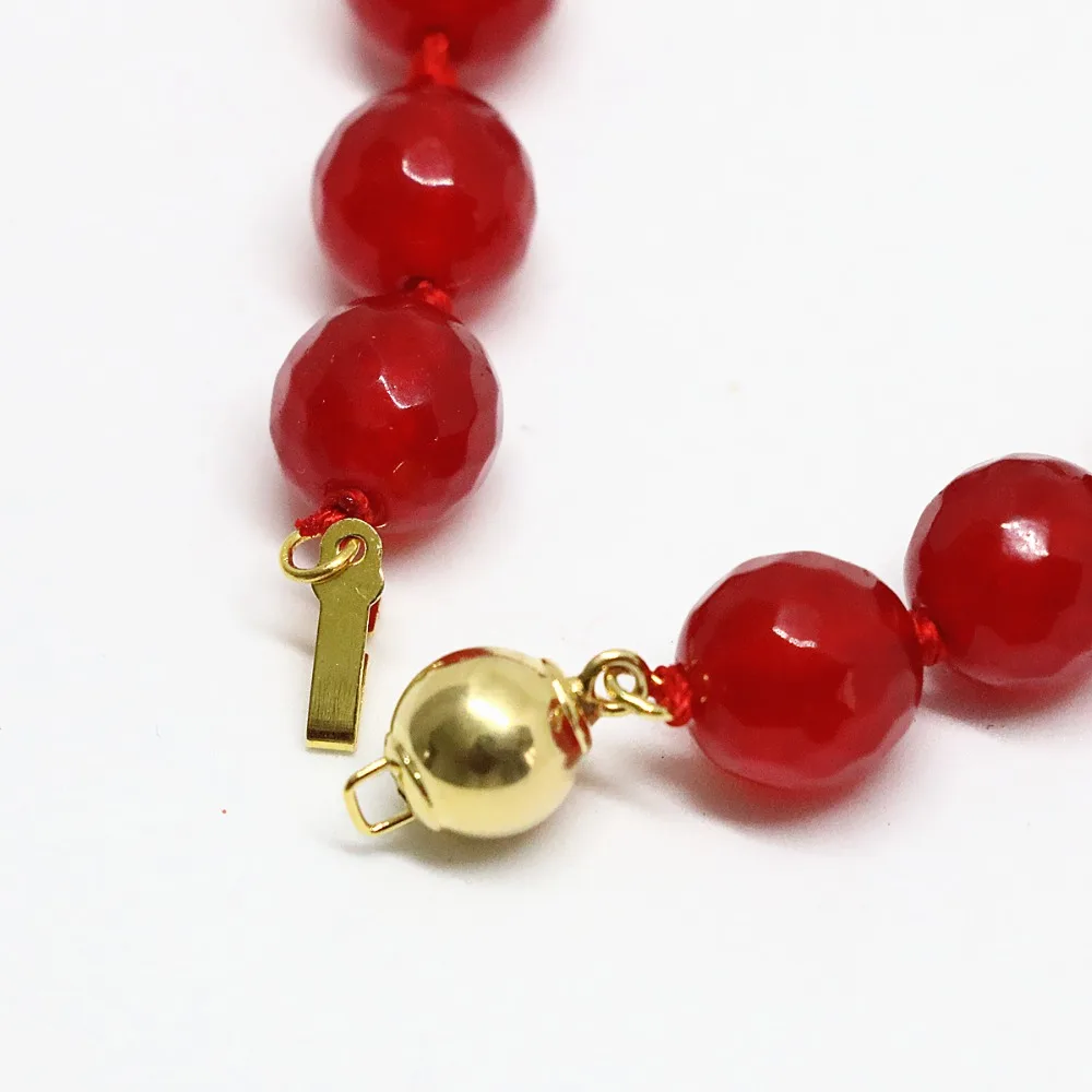 Faceted red charms semi-precious jades chalcedony round beads 8,10,12mm making for handmade chain ladies jewelry 18inch B1464
Faceted red charms semi-precious jades chalcedony round beads 8,10,12mm making for handmade chain ladies jewelry 18inch B1464