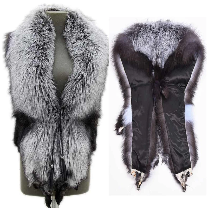 Custom luxury Whole genuine silver fox fur shawl scarf women winter Banquet focus plush soft big real natural fur scarves shawl
Custom luxury Whole genuine silver fox fur shawl scarf women winter Banquet focus plush soft big real natural fur scarves shawl