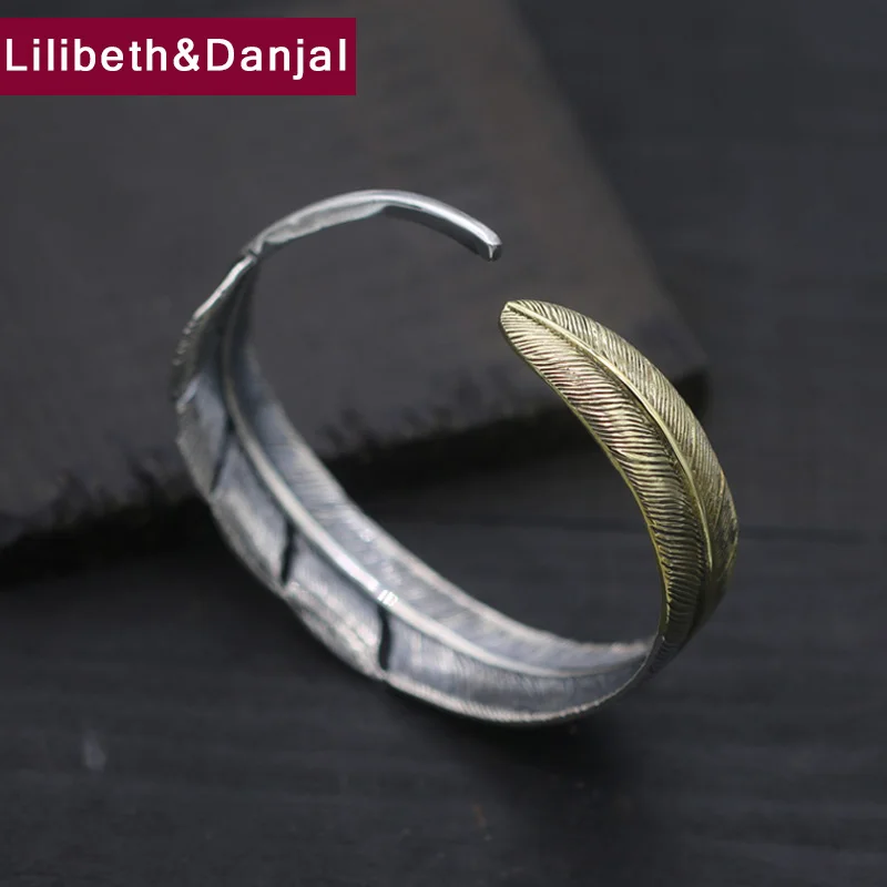 feather fashion Bangles 100% 925 sterling silver bracelet bangle for men fine jewelry GB15
feather fashion Bangles 100% 925 sterling silver bracelet bangle for men fine jewelry GB15