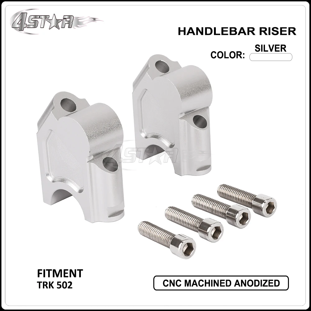 Серебряный алюминиевый удлинитель на руль мотоцикла CNC для Benelli TRK 502 TRK502 2016-2017
Серебряный алюминиевый удлинитель на руль мотоцикла CNC для Benelli TRK 502 TRK502 2016-2017