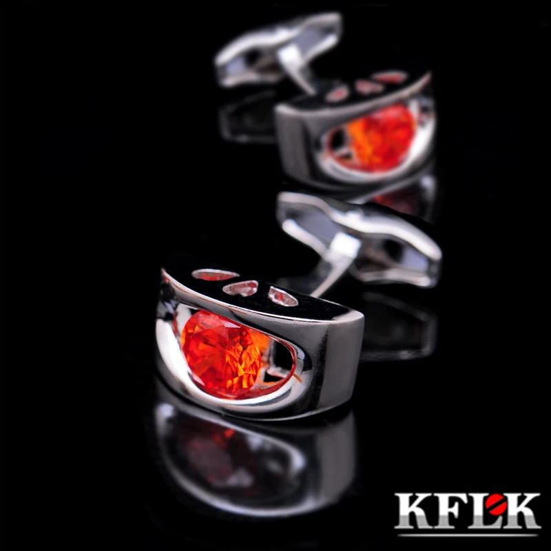 KFLK Jewelry shirt Fashion cufflink for mens Brand Orange Red Cuff link Luxury Wedding Button male High Quality guests
KFLK Jewelry shirt Fashion cufflink for mens Brand Orange Red Cuff link Luxury Wedding Button male High Quality guests