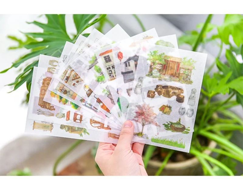 6pcs Corner store paper sticker diy decoration Diary Book Planner sticker for album scrapbooking Decoration papeleria
6pcs Corner store paper sticker diy decoration Diary Book Planner sticker for album scrapbooking Decoration papeleria