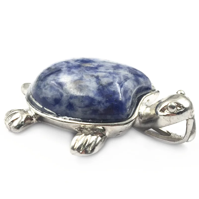 Charms Tortoise Shape Pendant Natural Dalmation Sandstone Opal Stone Pendants DIY Necklace Bracelet Jewelry Making Finding A206 | Украшения