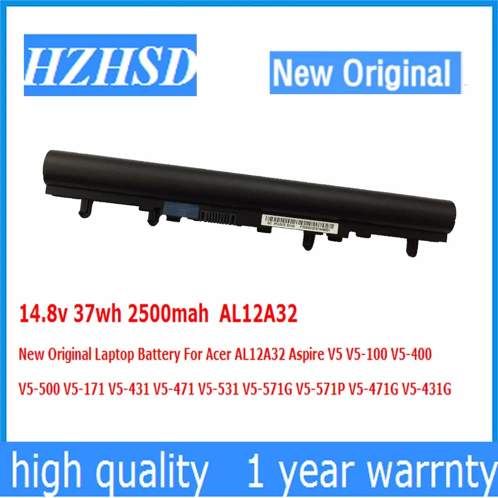 14.8v 37wh 2500mah AL12A32 New Original Laptop Battery For Acer AspireV5 V5-100 V5-400 V5-500 V5-171 V5-431 V5-471 V5-531 V5-571
14.8v 37wh 2500mah AL12A32 New Original Laptop Battery For Acer AspireV5 V5-100 V5-400 V5-500 V5-171 V5-431 V5-471 V5-531 V5-571