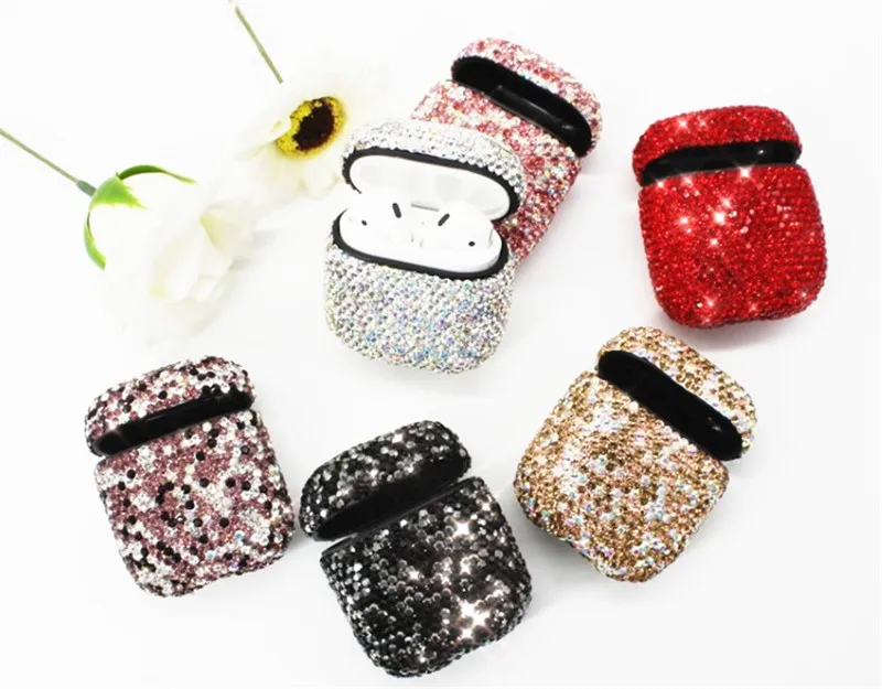 diamond Case For Airpods For Air Pods Shockproof Earphone Protective Cover Waterproof for iphone 7 8 Headset Accessories
diamond Case For Airpods For Air Pods Shockproof Earphone Protective Cover Waterproof for iphone 7 8 Headset Accessories