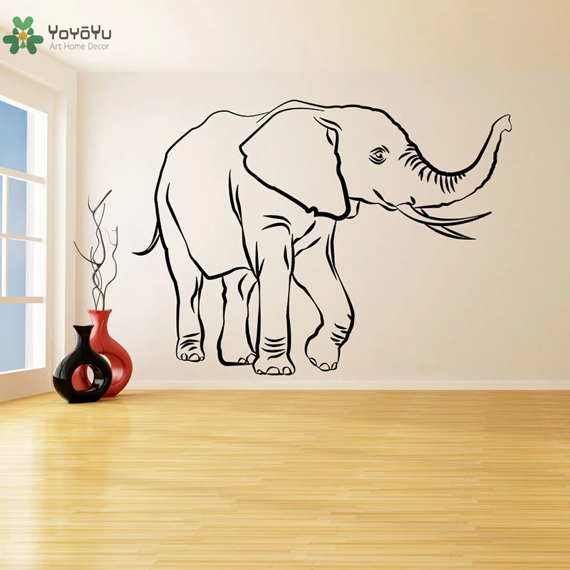 YOYOYU Wall Decal Vinyl Wall Decoration Lucky Elephant Trunk Up Wise Wealth Trumpeting Animal Art Removeable Poster YO400
YOYOYU Wall Decal Vinyl Wall Decoration Lucky Elephant Trunk Up Wise Wealth Trumpeting Animal Art Removeable Poster YO400