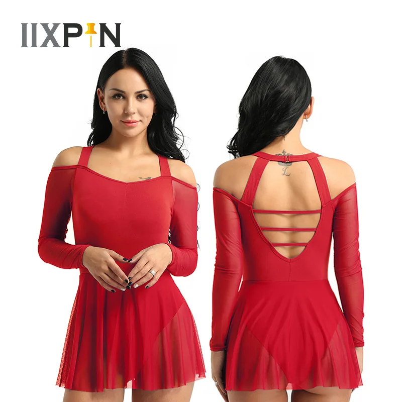 IIXPIN Women Ballet Leotard Dance Dress Off Shoulder Long Sleeve Halter Neck Bodysuit Ballet Dress For Women gymnastics leotard
IIXPIN Women Ballet Leotard Dance Dress Off Shoulder Long Sleeve Halter Neck Bodysuit Ballet Dress For Women gymnastics leotard