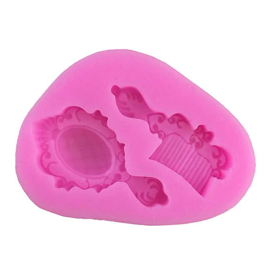 3D Comb Mould Retro Mirror Set Cake Decoration Moud Silicone Cake Molds Baking & Pastry Tools Wholesale E942
3D Comb Mould Retro Mirror Set Cake Decoration Moud Silicone Cake Molds Baking & Pastry Tools Wholesale E942