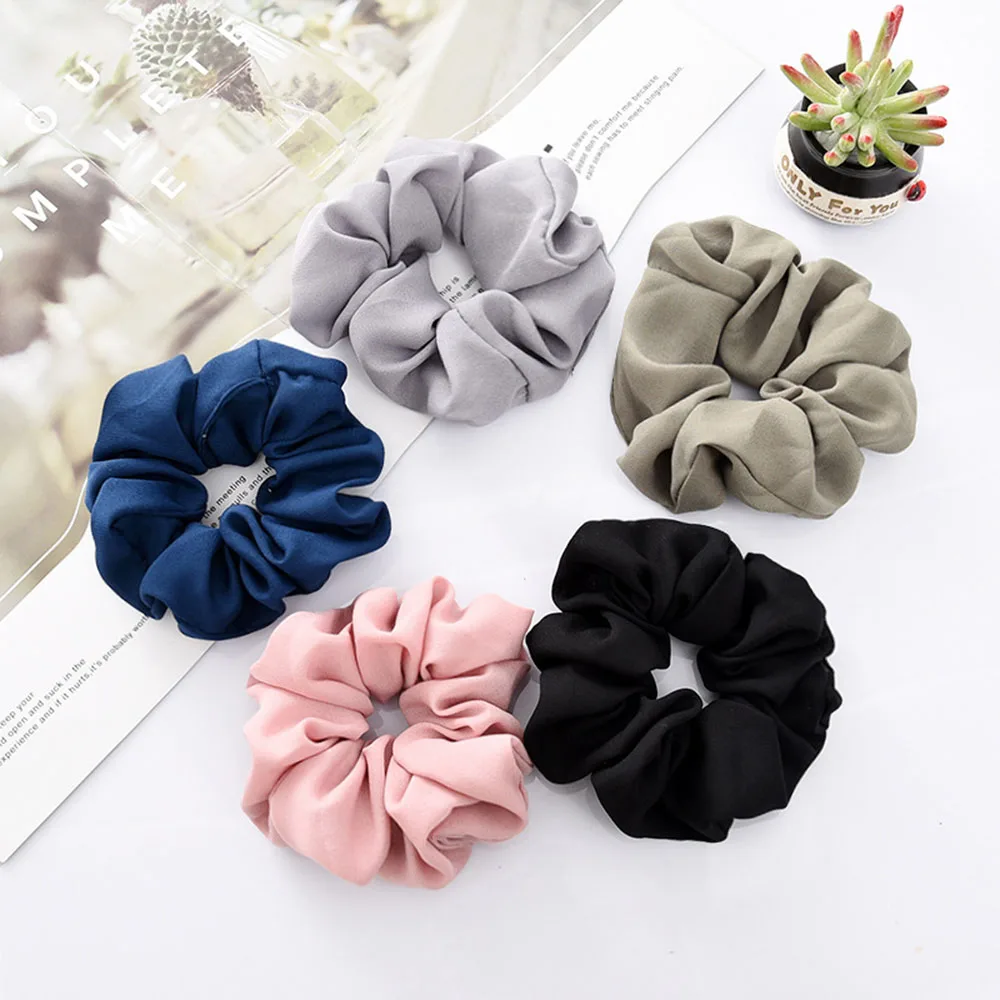 Fashion Design Solid Color Hair Tie for Women Female Scrunchie Ponytail Hair Holder Rope Chiffon Headwear Hair Accessories Gifts
Fashion Design Solid Color Hair Tie for Women Female Scrunchie Ponytail Hair Holder Rope Chiffon Headwear Hair Accessories Gifts