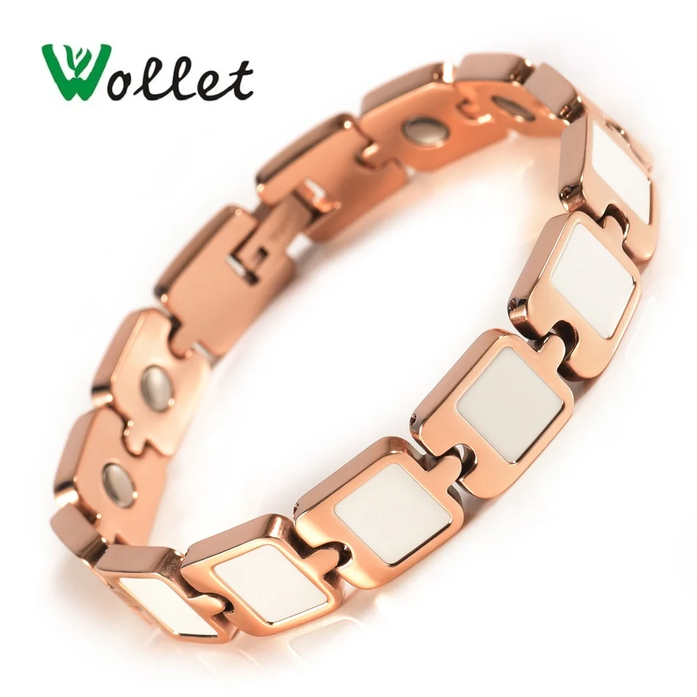 Wollet Jewelry Healing Energy Health Care Magnetic Stainless Steel Magnetic Bracelet Bangle For Men Magnets Rose Gold Color
Wollet Jewelry Healing Energy Health Care Magnetic Stainless Steel Magnetic Bracelet Bangle For Men Magnets Rose Gold Color