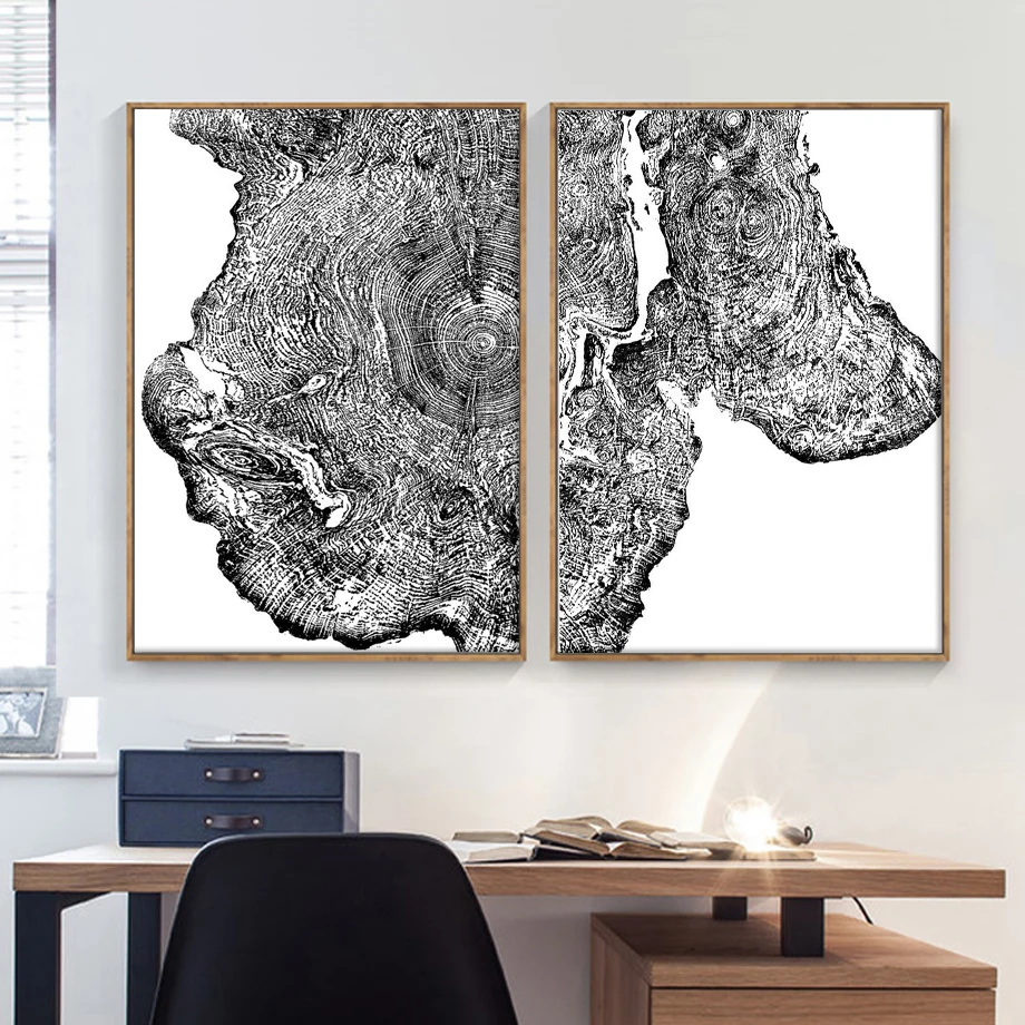 Abstract Tree Ring Wall Art Canvas Painting Nordic Posters And Prints Black White Wall Pictures For Living Room Art Print Decor
Abstract Tree Ring Wall Art Canvas Painting Nordic Posters And Prints Black White Wall Pictures For Living Room Art Print Decor